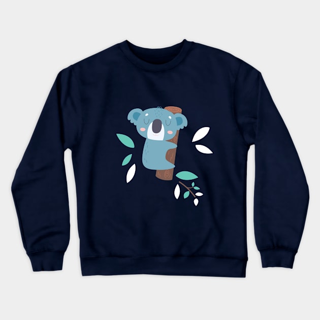 Koala Crewneck Sweatshirt by Brzozowska